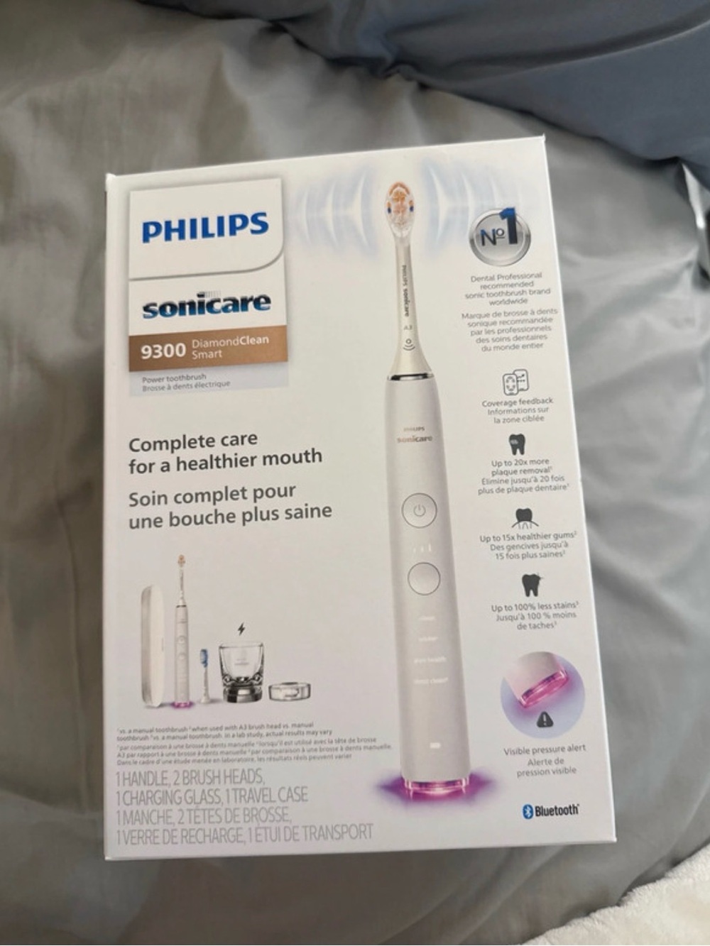 Philips Sonicare 9300 DiamondClean Smart Electric Toothbrush - White